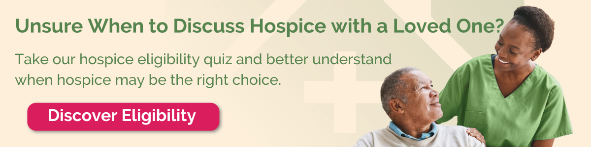 Discussing hospice with a loved one